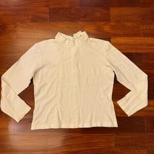 Vintage Balenciaga women Long Sleeve Mock Neck Top